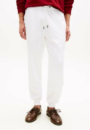 GLOBAL STRIPE CUFFED LEG - Pantaloni sportivi - white