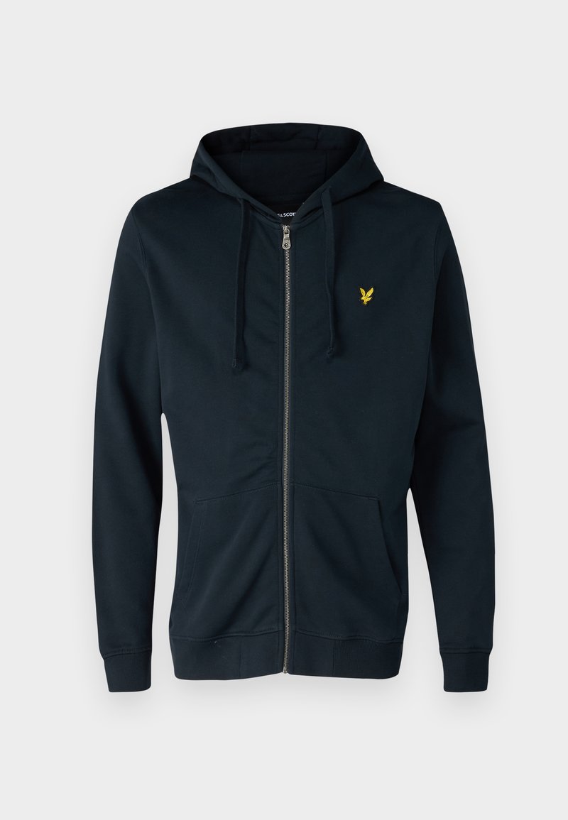 Lyle & Scott Sweater met rits donkerblauw Lyle & Scott Sweater met rits donkerblauw