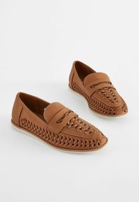 Next LOAFERS - Scarpe senza lacci - tan brown/marrone - Zalando