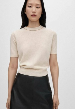 Mango T-Shirt basic - beige