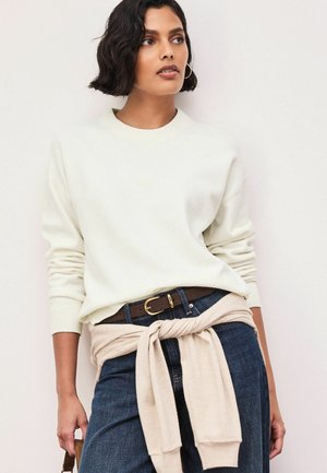 Next, REGULAR FIT - SUPERSOFT CREW NECK LONG SLEEVE JUMPER - Strickpullover - ecru