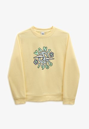 GROUND LEVEL OVERSIZED CREW - Sudadera - pale banana