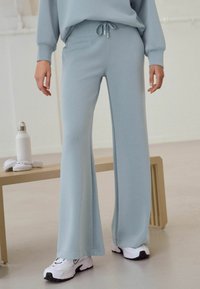 Next SOFT TOUCH WIDE  JOGGERS - Jogginghose - pale blue