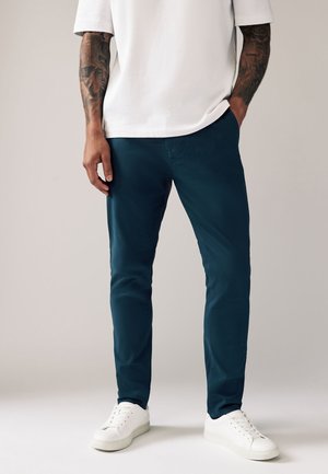 Next SKINNY FIT STRETCH - Chino-püksid - blue
