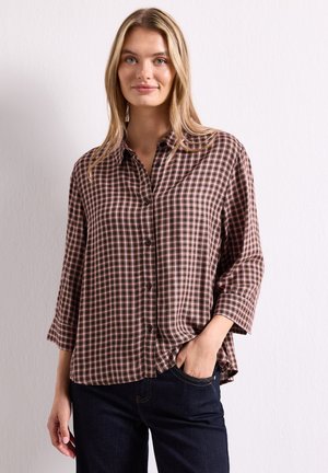 Street One 3/4-ARM HEMDBLUSE MIT KAROMUSTER - Chemisier - warm blush