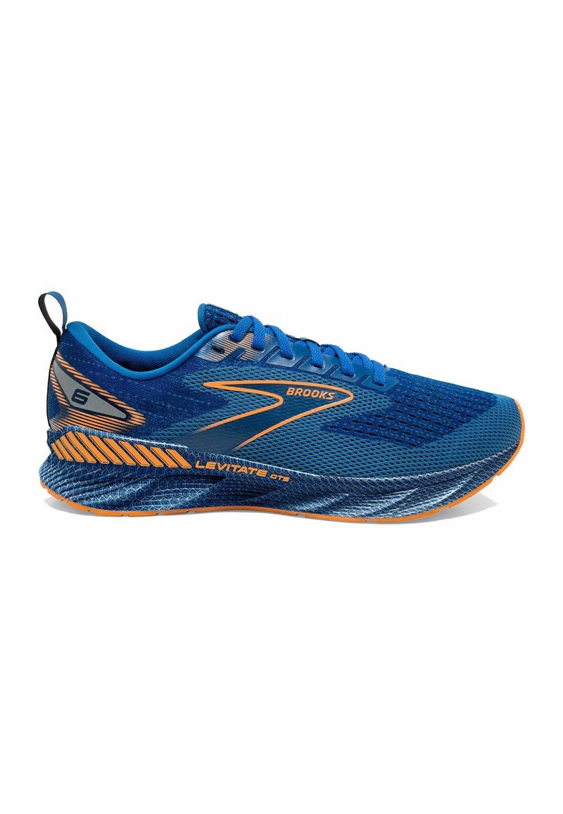 Brooks LEVITATE GTS 6 Neutral running shoes classic blue orange/light blue Zalando.ie