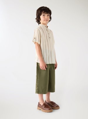 Terranova, CAMICIA MC RIGHE - Camicia - var bianco lana
