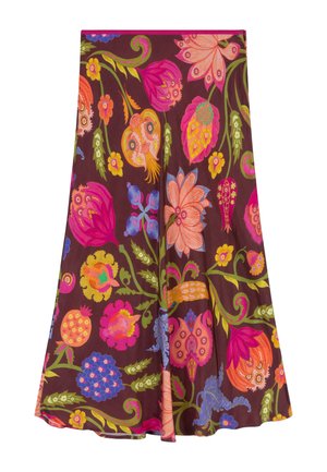 SELINA  - A-lijn rok - tawny port