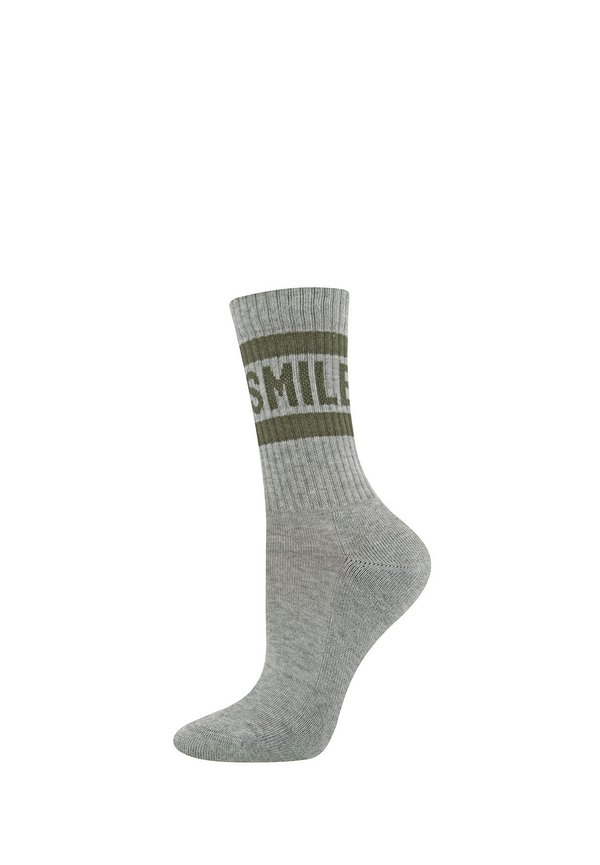 SMILE - Socken - sweater grau mel