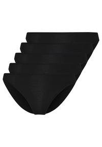 HIGH LEG 5 PACK - Klasični kroj - black