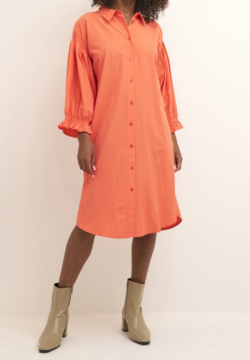 neon orange shirt dress New Adventure T-Shirt Dress In Neon Orange