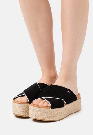 Tommy Jeans, Mules à talons - black