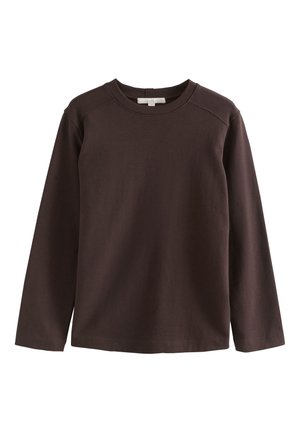 Next, LONG SLEEVE HEAVYWEIGHT GRAPHIC  REGULAR FIT - Langærmet T-shirt - chocolate brown