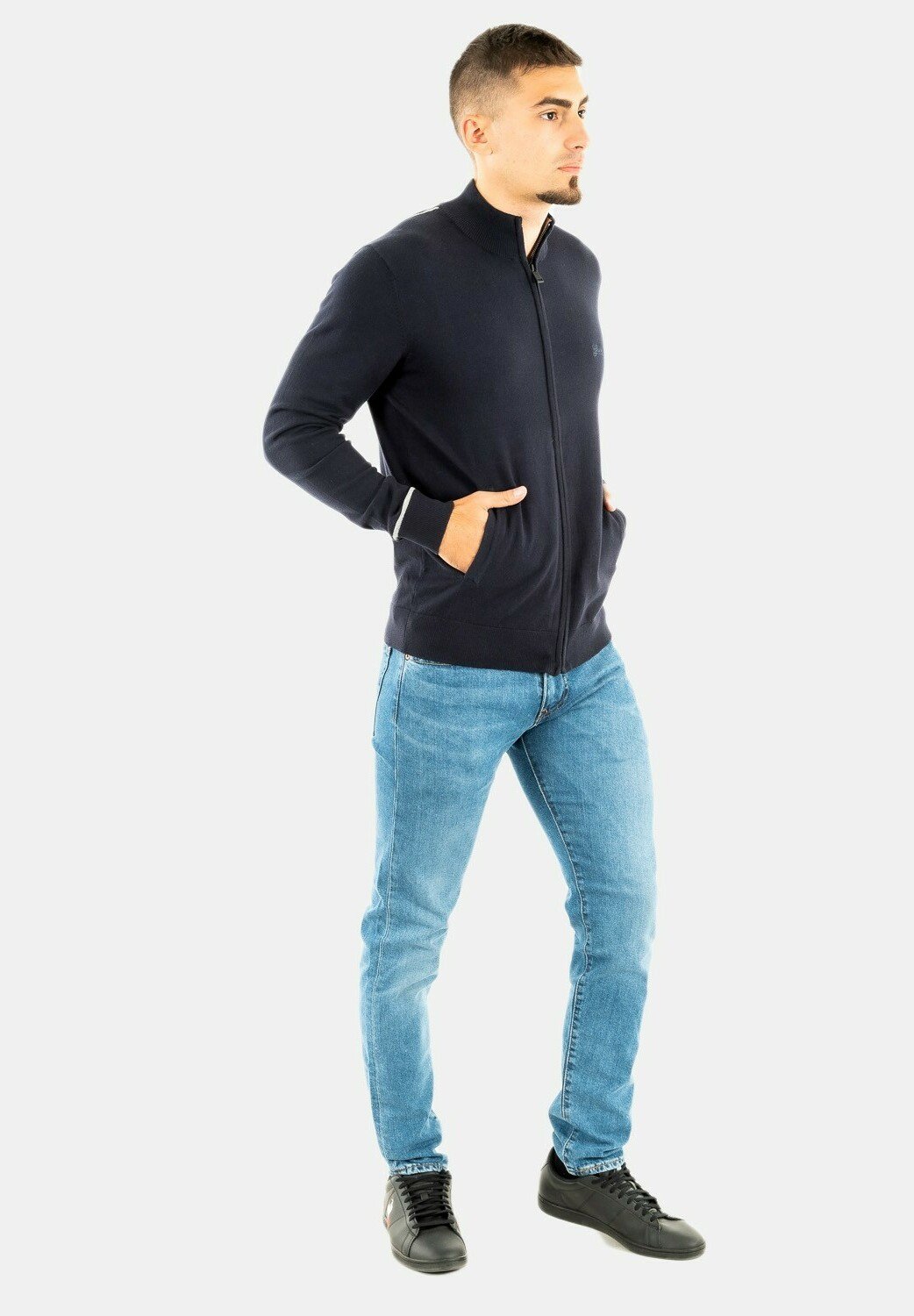 Guess Sudadera con cremallera - bleu/azul - Zalando.es