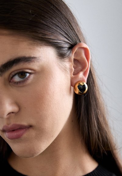 MOSCHINO HEART BUTTONSEARRING - Boucles d'oreilles - gold-coloured