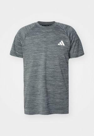 adidas Performance GYM+ - Sports T-shirt - black melange