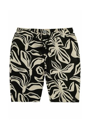 STHUGE, TERRYCLOTH BERMUDA SHORTS, ELASTICATED WAIST, UP TO 8 XL - Jogginghose - black