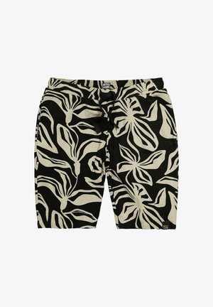STHUGE, TERRYCLOTH BERMUDA SHORTS, ELASTICATED WAIST, UP TO 8 XL - Jogginghose - black