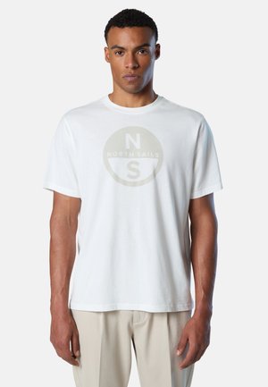 SHORT SLEEVE GRAPHIC - Camiseta estampada - marshmallow