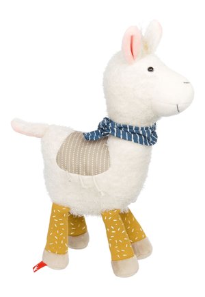 sigikid LAMA PATCHWORK SWEETY - Peluche - weiß gelb