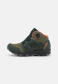 adidas Performance TERREX AGRAVIC BOA MID RAIN.RDY HIKING - Trekingové boty - shadow green/pulse olive/impact orange