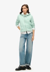 Superdry & Co Felpa con zip - minted green