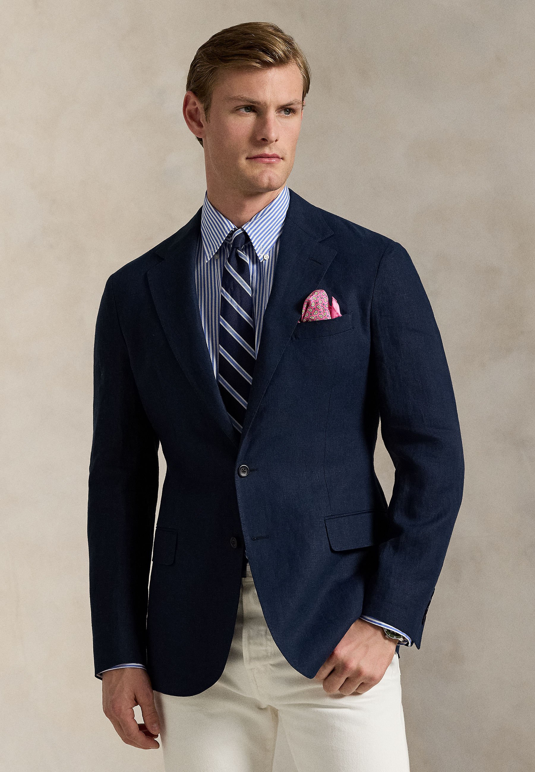 Polo Ralph Lauren POLO SOFT TAILORED LINEN SUIT COAT - Blazer