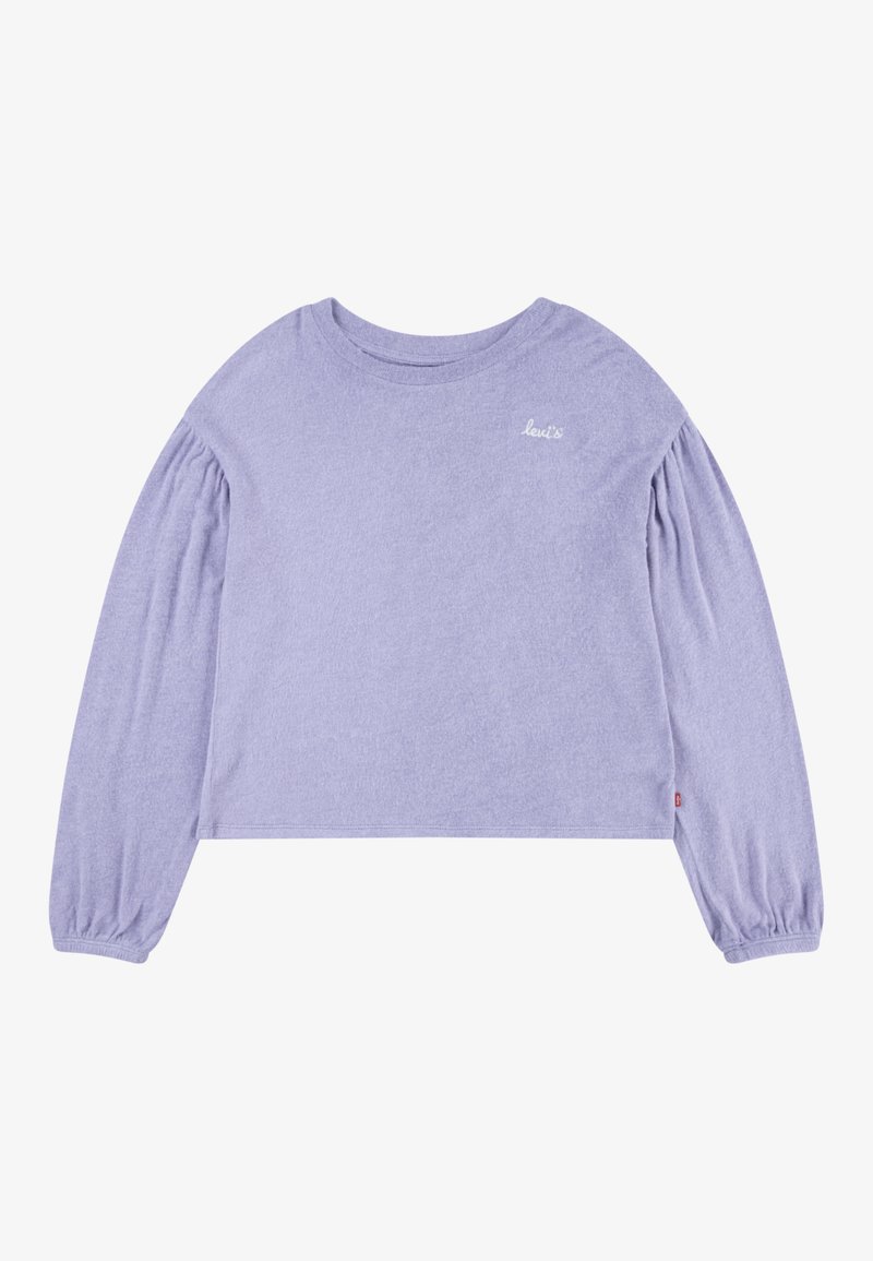 Λαχανί μακρυμάνικη μπλούζα crop top με σ gathered puff sleeves και στρογγυλή λαιμόκοψη. Διαθέτει ένα μικρό λευκό λογότυπο στο στήθος. Μαλακή υφή υφάσματος.