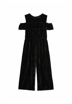 COLD SHOULDER - REGULAR FIT - Buksedragter - black
