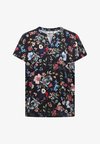 SHIRT MIT SPLIT NECK UND KNOPFDETAILS - Blusa - universal blue