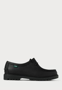 JETT LUG-SOLE LEATHER MOC-TOE SHOE - Brodarice - black