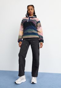 Columbia HELVETIA™ II PRINTED HOODIE - Kapuzenpullover - collegiate navy