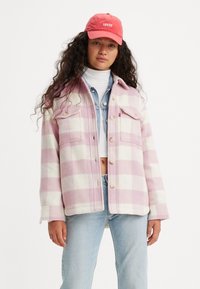 Levi's® NOLA SHACKET - Jeansjakke - darla gingham keepsake lilac