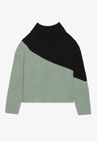 Džemper - black,light green