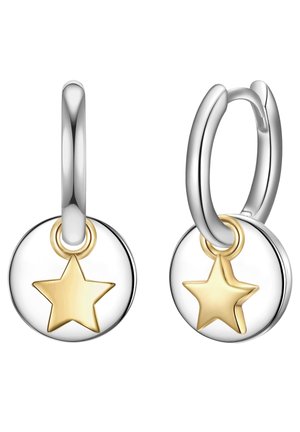 STERN - Auskari - silberfarben und gelbgoldfarben