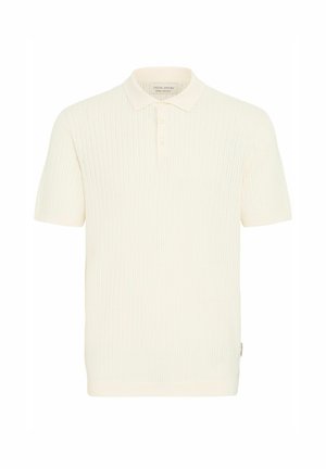 Casual Friday, CFKARL STRUCTURED KNIT - Poloshirt - egret