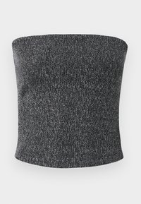 JXSIGGA GLITTER BANDEAU - Débardeur - silver