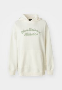 LINEAR HERITAGE LONG HOODIE - Sweat à capuche - white