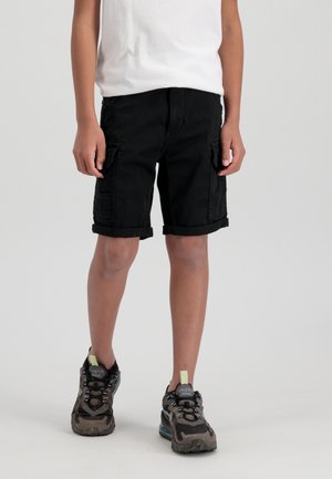 Alpha Industries CREW KIDS - Pantalones cargo - black