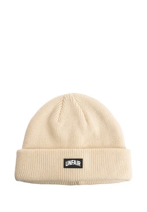 CURVED PATCH - Beanie - beige