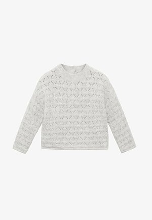 Mango Kids Pullover - mottled light grey