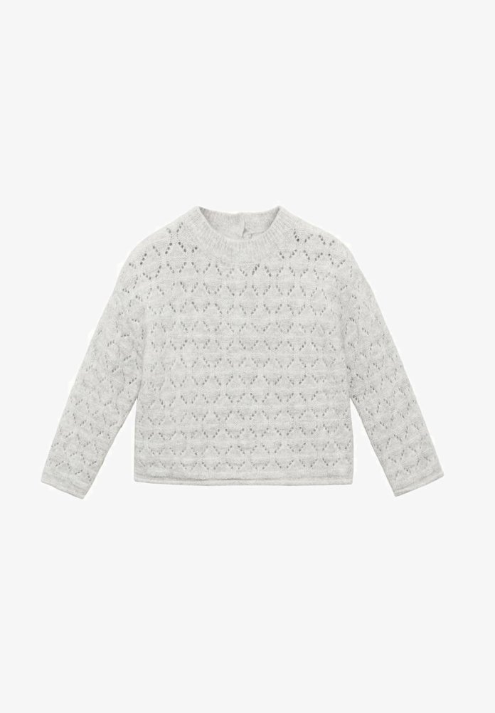 Mango Kids Strickpullover - mottled light grey