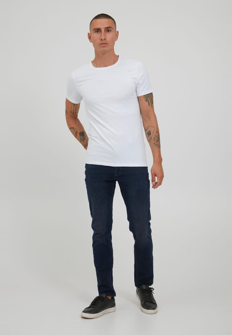 Solid Slim fit jeans donkerblauw