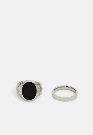 Jack & Jones JACMONTHEY 2 PACK UNISEX - Bague - silver coloured