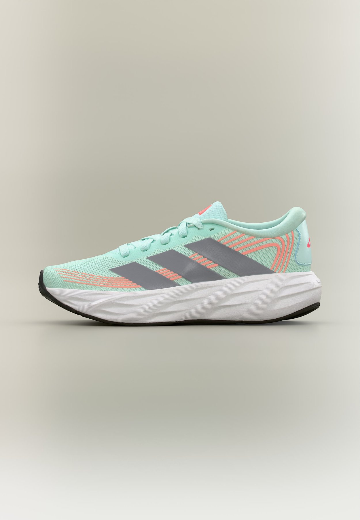 adidas GALAXY 8 J UNISEX - Road running shoes - semi flash aqua/tech grey metallic/frozen turbo