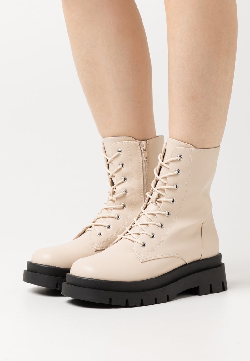 Rubi Shoes by Cotton On MAZE LACE UP BOOT Laceup ankle boots ivory