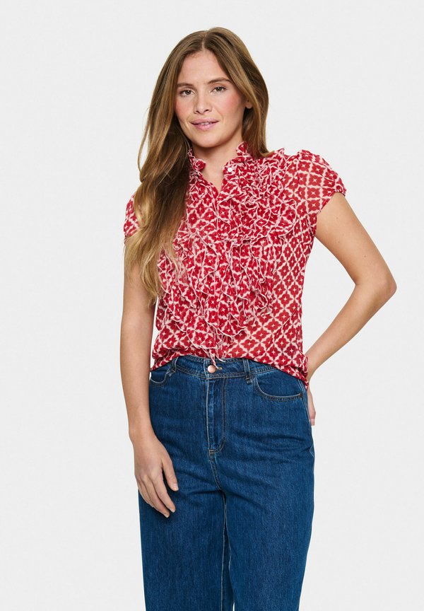 LILJA CRINKLE - Hemdbluse - emboldened maroc tiles