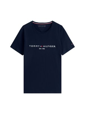 Tommy Hilfiger CORE LOGO TEE - Print T-shirt - blau