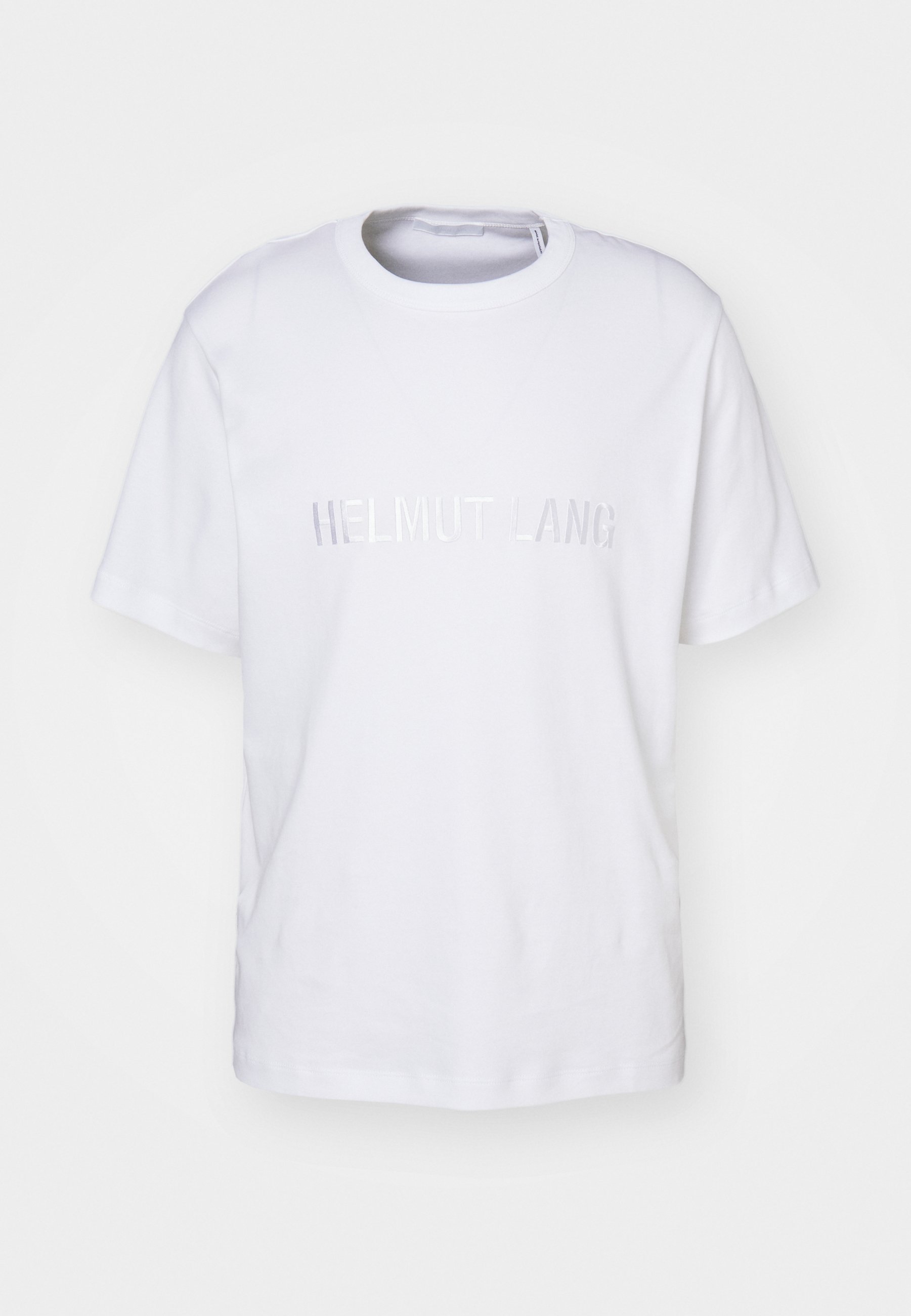 【関税込み】Helmut Lang ホワイト ロゴプレート Tシャツ Helmut Lang LOGO TEE - Print T-shirt - white - Zalando.co.uk