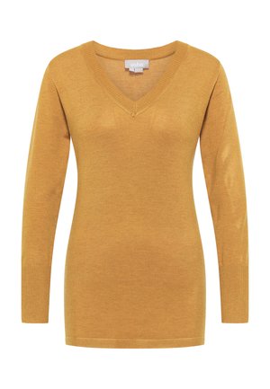 usha, Strickpullover - senfgelb